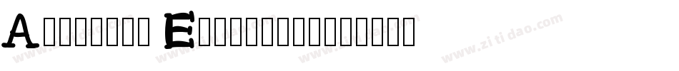 Abcdaire Eenfantin字体转换